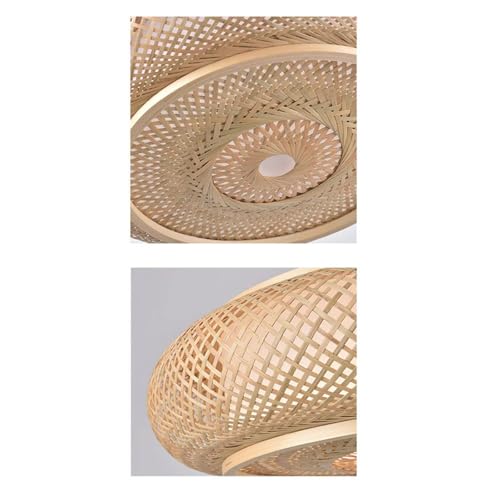 Suspension rotin naturelle dôme pour éclairage tamisé - 6