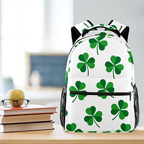 Mochila escolar de tréboles ideal para excursiones al aire libre y días de campus 6