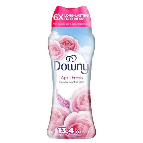 Image of Downy April Fresh In-Wash Laundry Scent Booster Beads, 13.4 oz, laundry scent beads, Long-lasting Freshness