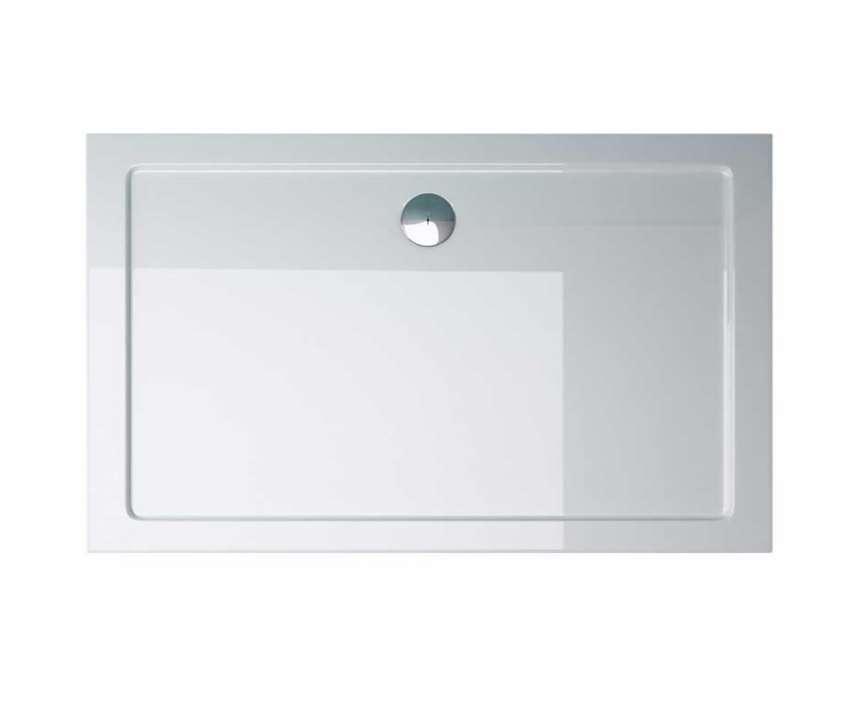 Durovin Bathrooms 1400 x 900 x 40mm Shower Tray, Light Sturdy, Acrylic, Glossy White Finish, Rectangular Shape