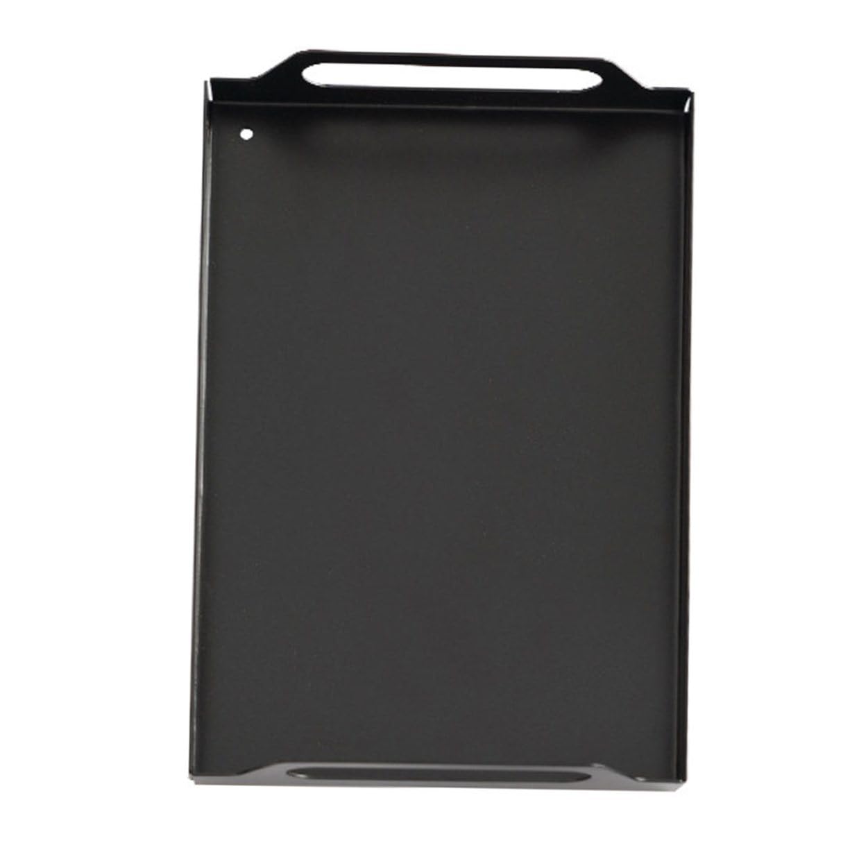 Baluue Plateau Rectangulaire Fer Noir Plateau de Service Multifonction Antidérapant pour Fruits Desserts et Snacks Empilable et Gain de Place pour Buffet et Cuisine