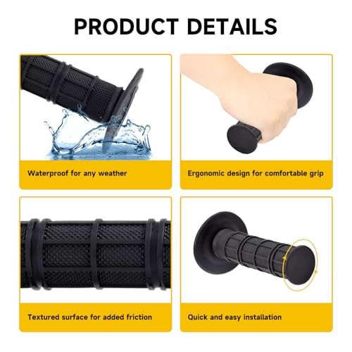 HIAORS Universal ATV Handlebar Grips