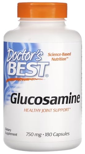 Doctor's Best   Sulfato de glucosamina 750 mg | Apoya la salud y la movilidad de las articulaciones   180 cápsulas
