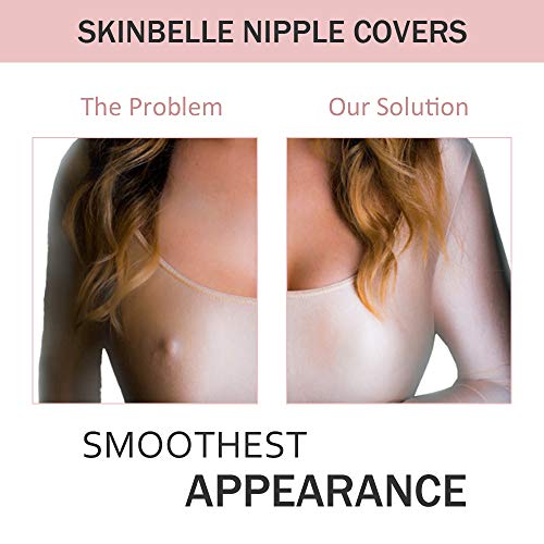 image for Adhesive Nipplecovers, Skinbelle Silicone Nipple Pads Reusable Breast 