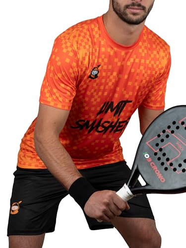 Completo Padel Uomo Tennis Taglia S Abbigliamento Sportivo Limited Edition Maglia e Pantaloncini con Tasche per Palestra/Calcio Tecnologia Dry Fit in Tessuto Premium Traspirante e Anallergico