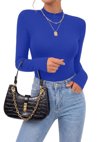 Image of OPOIPIN Women's Long Sleeve Basic Bodysuit