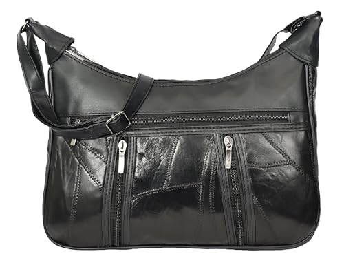 Sac à bandoulière en cuir Hol210 de qualité supérieure avec fermeture Éclair raffinée