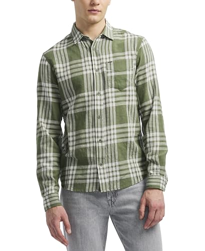 Chemise à bouton bas homme confortable Buffalo David Bitton contre le froid