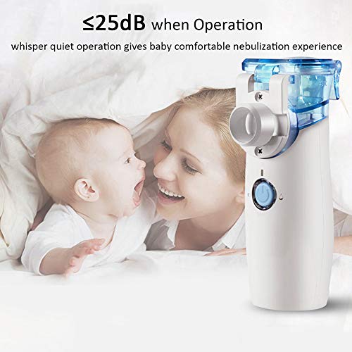 Portable Nebuliser Handheld Mesh Atomizer Machine for Home Daily Use, Personal Inhalers Nebulizador for Breathing Problems - Thumbnail 4