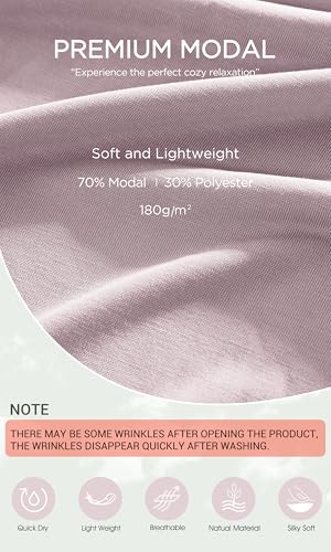 Image of ODODOS Modal Soft Lounge Shorts for Women Drawstring High Waist Casual Sleepwear Lightweight Cozy Pajama Bottom