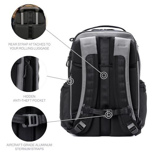 Image of Travelpro Altitude Large Expandable Travel Laptop Backpack 30-36L, 16 Inch Laptop, Water Resistant, Work, Business, Men and Women, Falcon Grey