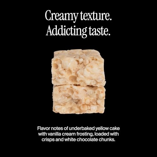 David High Protein Bars No Sugar - Sugar Free Protein Bars, Low Carb, Gluten Free - 28g of Protein, 150 Calories - David Bar On-The-Go Snack - Cake Batter Flavor, Pack of 12