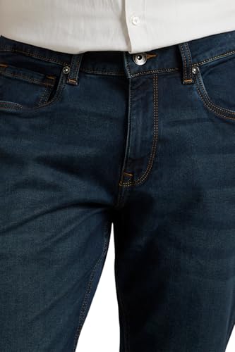 Image of Louis Philippe Men's Mid Rise Slim Jeans