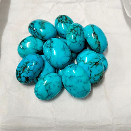 Turquoise naturelle ovale pour création de bijoux et lithothérapie - 2