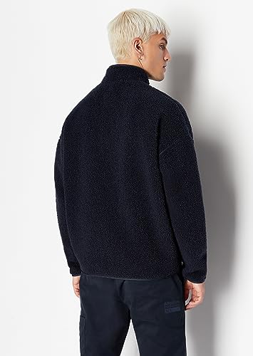 Armani Exchange Men's Collegiate Capsule Full Zip Mock Neck Fleece4