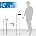 RMS Walking Cane - Adjustable Walking Stick - Lightweight Aluminum Offset Cane with Ergonomic Handle and Wrist Strap - Ideal Daily Living Aid for Limited Mobility (Black)