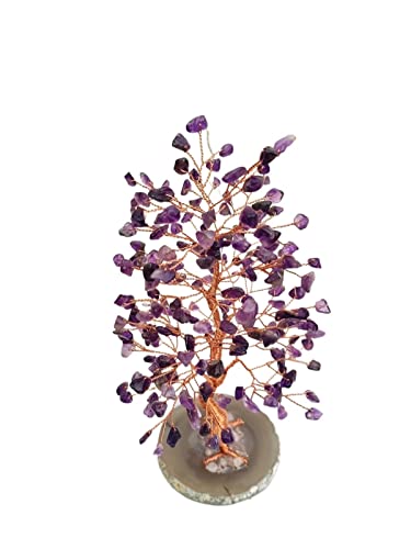Árbol de cristal de suerte y riqueza para eliminar el estrés visual en salones apagados