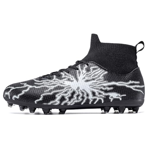 Unisex Kids Soccer Cleats Youth Training Football Shoes Outdoor Athletic Sneakers for Little/Big Kid2