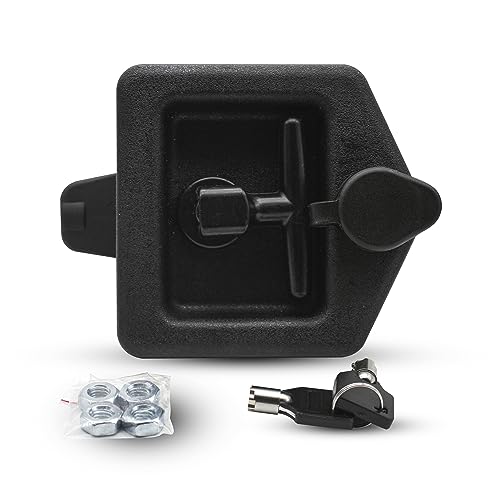 DOJA Barcelona | Serrure Remorque | Pack 1 | Antivol Remorque | 124x120x60mm | Plastique | Fermeture Remorque | pour Serrure Porte Camping Car, Accessoire Remorque, Antivol Remorque Attelée, Camion