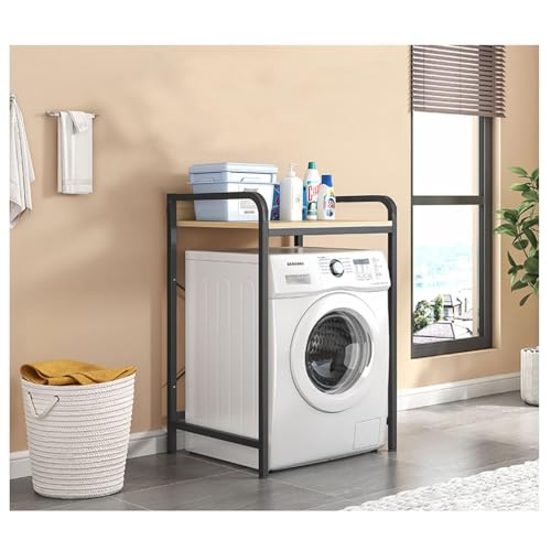 Meuble pour machine à laver sans perçage et étagère réglable - 2