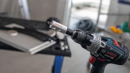 Scie trépan Multi Material Bosch Ø 121 mm pour éviter d'abîmer vos cloisons et l'acier