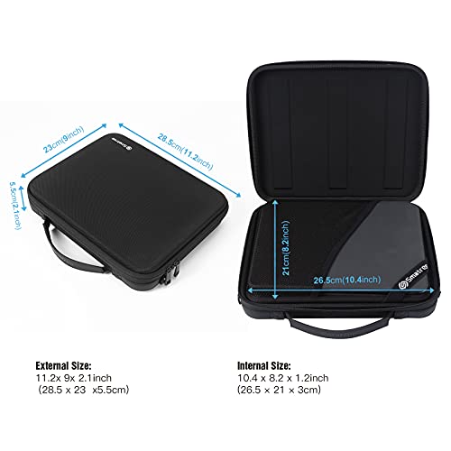 Smatree 10-11Inch Ipad Hard Carring Case For 11Inch Ipad Pro 2022,10.9Inch Ipad Air 2022 Newest,10.2 Ipad/10.5 Ipad Air Sleeve Bag, 8.3Inch Ipad Mini 6 Bag, Tablet And Accessories Shoulder Bag, Black #TOP3