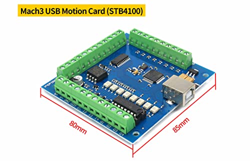 Rattmmotor STB4100 B2.1 Mach3 Usb Cnc Controller Board 4 Axis Cnc Motion Control Card Usb Interface Breakout Board 100Khz thumb #5