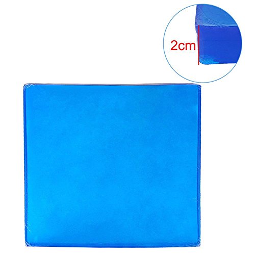 Welltobuy Asiento de La Motocicleta Cojín Gel Pad Pasajero DIY Suave Moto Mat Touring Comfort 25 X 25 X 1/2 cm