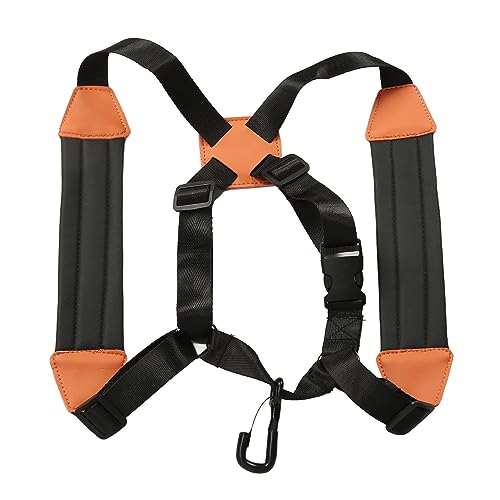 Saxophon-Gurtgurt, Saxophon-Schultergurt, Bequemer, Gepolsterter Saxophon-Schultergurt aus PU-Leder, Saxophongurt für Normale Anfänger (S)