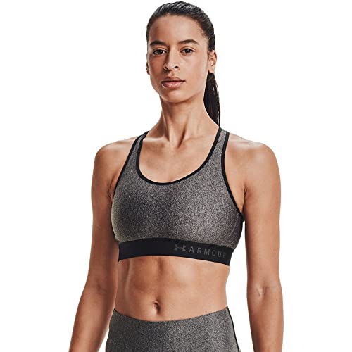 Image of Under Armour Women's Armour Mid Heathered Sports Bra