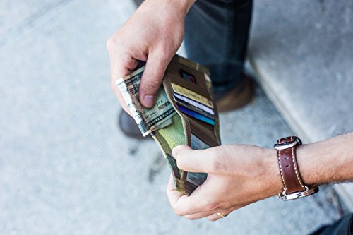 Captain Wallet Red Recycled Bifold Wallet & Fire Hose Card Holder Thin & Minimalist Travel Essentials4