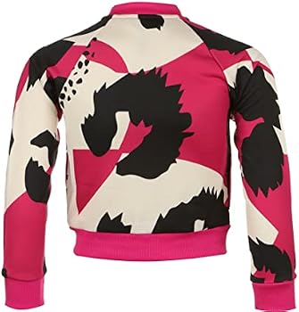 Chaqueta AEROREADY Animal Print Warm-Up Zip-Pocket Regular wonder  white/team real magenta/black