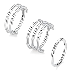 Silver-Single-Double-Triple Hoop