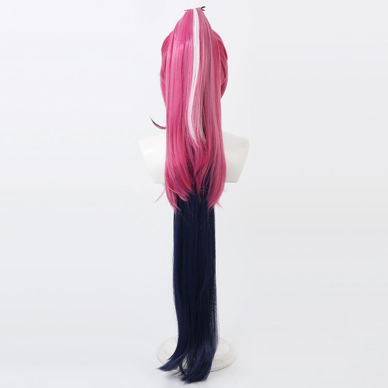 Hazbin Hotel Velvette Cosplay Wig Hair Role Play Halloween Christmas Comic Convention Costume Party Wigs + Wig Cap