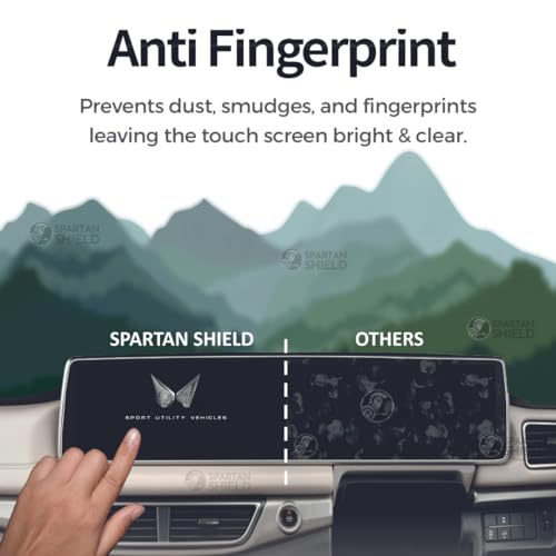 Image of Spartan Shield Screen Guard For MAHINDRA XUV 7XO | Previously 700 || AX3 AX5 AX7 AX7 LUXURY PACK Models || Triple Infotainment & Instrument Cluster Touchscreen Protector [Not Tempered Glass] (XUV700 [2021-2025])