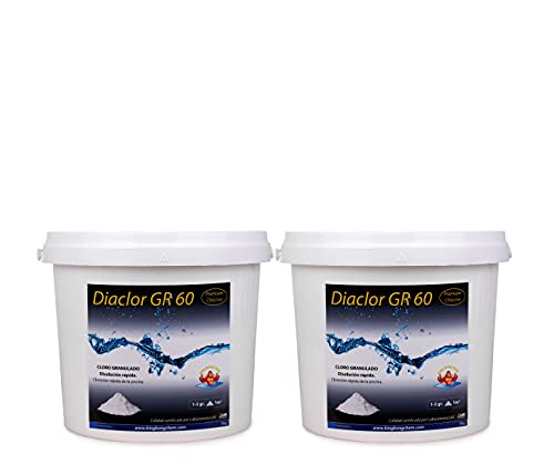 DIACLOR Cloro Rápido para Piscinas 60 GR 10 KG