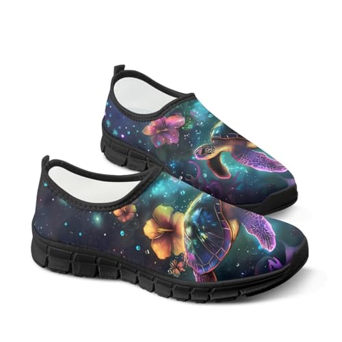 Image of Womens Slip On Walking Shoes Non Slip Loafer Breathable Holiday Travel Shoe Lightweight Casual Low Top Sneakers SizeUS 5.5-11.5