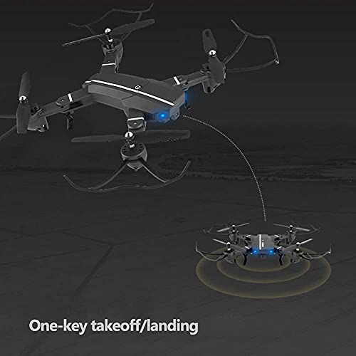 Cuadricóptero dron plegable con cámara aérea WiFi FPV y modo sin cabeza 5
