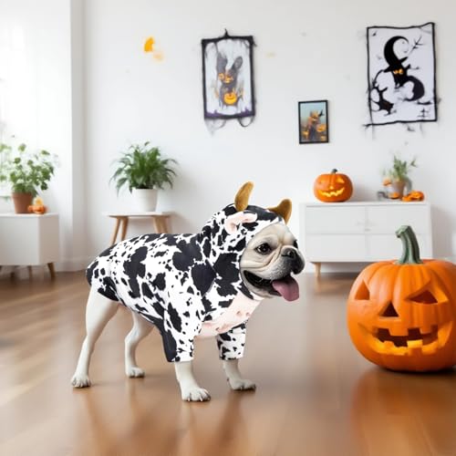 Disfraz de Vaca para Perro Frenchie Halloween X-Large miniatura 5