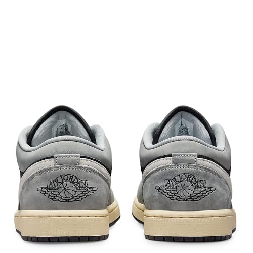 Men's Jordan 1 Low SE in Light Smoke Grey/Black4