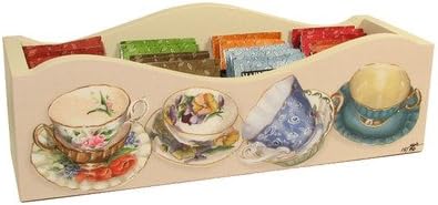 Tea Cups Caddy with Dividers 28004
