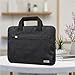 TECHGEAR Case for 11" - 12.3" Laptops, Portable Multi-functional Laptop Case with Adjustable Shoulder Strap, Luggage Strap & Suppressible Handles, Portable Sleeve Organiser Case Cover + Pockets BLACK