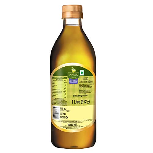 Image of Leonardo Extra Virgin Olive Oil, 1L Bottle | Premium Cold Pressed | From Italy | Made With 150+ Years of Expertise | Cholesterol & Trans Fat-Free, Rich In Antioxidants | High MUFA | Perfect For Salads, Breads, Pizza, Pasta & Grilling.