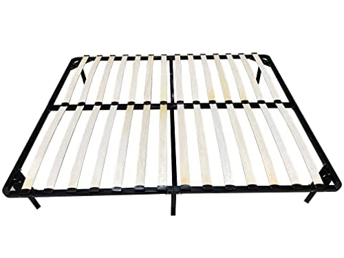 IZTOSS Sommier 140x200 avec Pieds,Support de Matelas pour Cadre de Lit