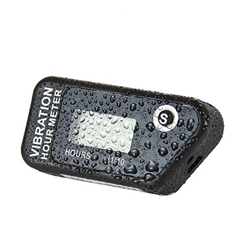 ZHELIOSMX Waterproof Motorcycle Motocross Wireless Vibration Hour Meter