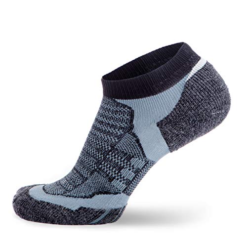 Merino Wool Socks - Low Show Cushioned Athletic Padded Running Sock3