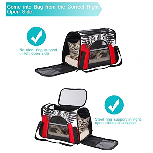 Sac de transport haut de gamme pour chat et chien avec bord doux