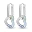 Rainbow Love Heart Earring