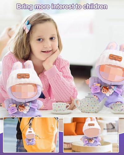 Für La-bubu Puppenkleidung, 17cm La-bubu Plüschkleidung, La-bubu Kleidung für Puppen, La-bubu Puppenkleidung, La-bubu Puppenkleidung, La-bubu Plüschtierkleidung, keine Puppen