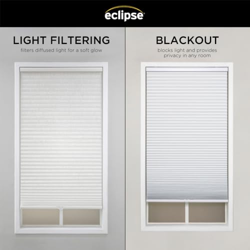 Eclipse Light-Filtering Top Down Bottom Up Cellular Shades - Cordless Window Covering for Home or Office, Energy-Saving Light Filtering Shades, Easy Lift System - Anchor Gray, 45.5 W x 84 L by Eclipse - Image 9